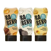 Sauces Rabeko 350 ml disponibles en plusieurs saveurs